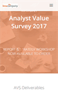 Mobile Screenshot of analystvaluesurvey.com